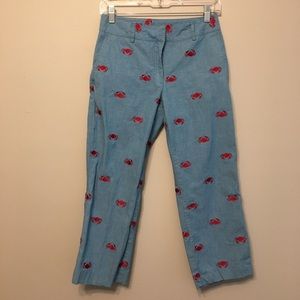Lilly Pulitzer cropped crab pants